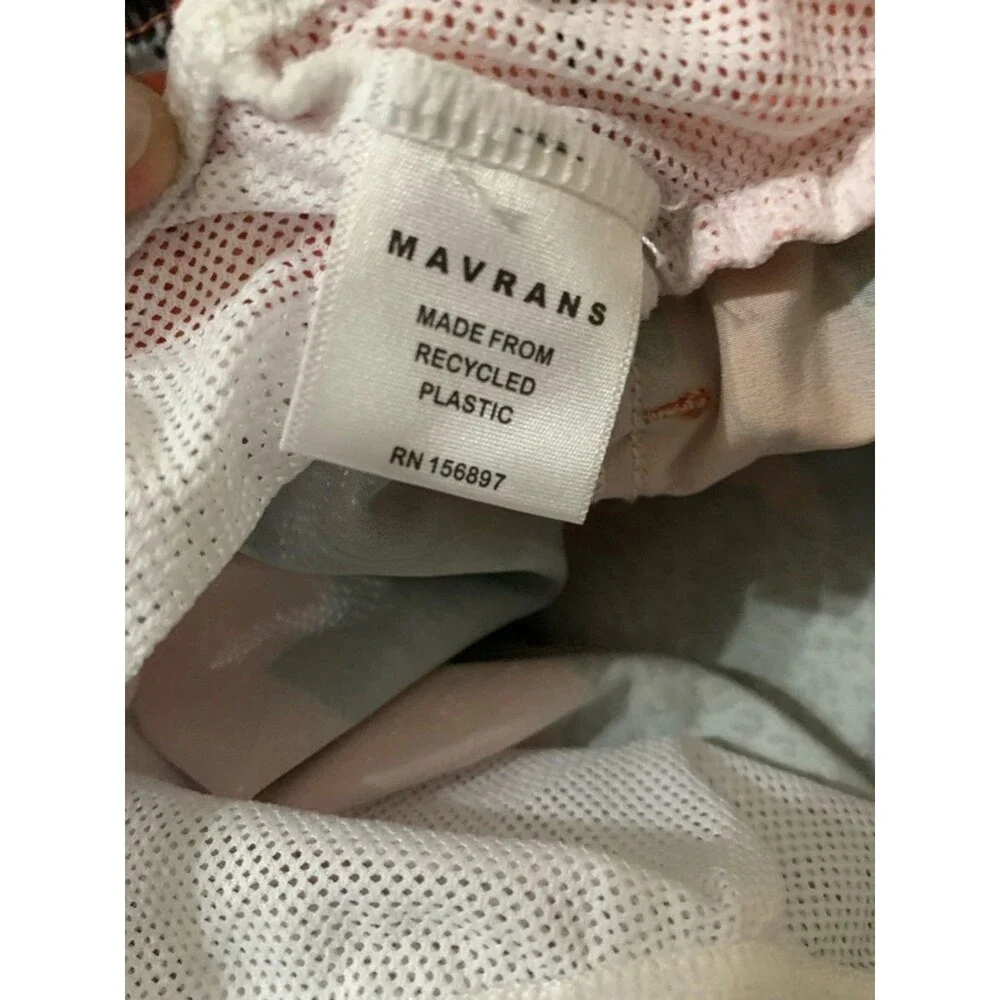 Mavrans Fruta Bomba Swim Shorts XXL Men's Pink Panther & Papaya Print Beach Surf